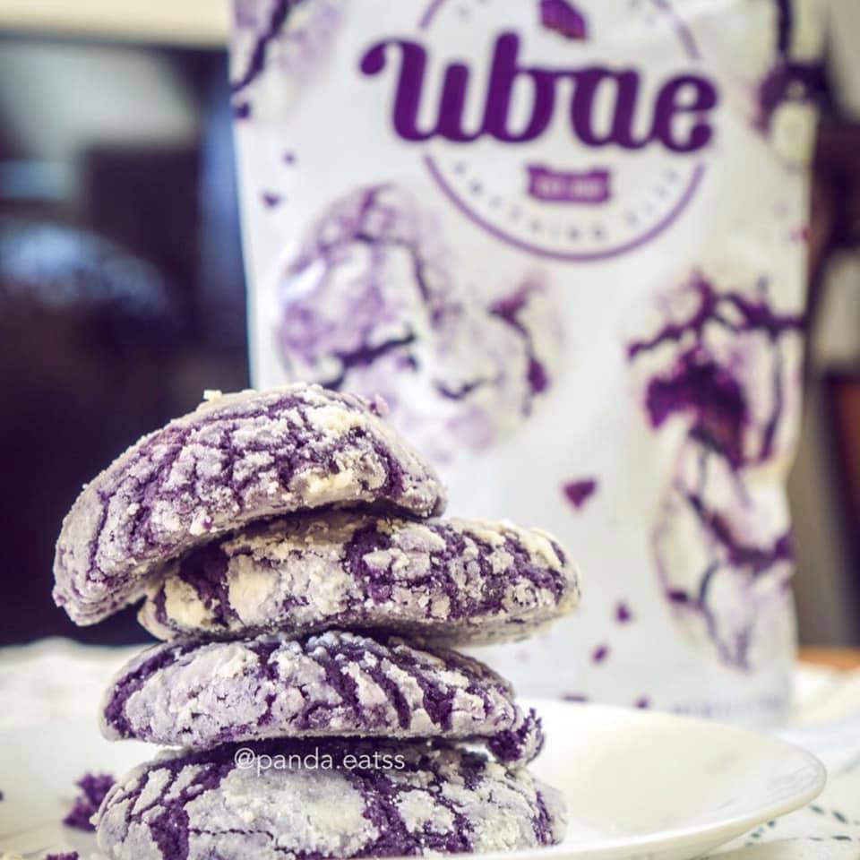 Ubae - Ube Crinkle Cookies