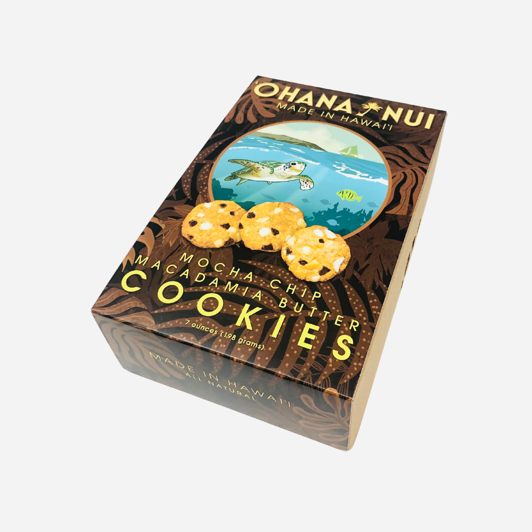 ‘Ohana Nui - Mocha Chocolate Chip Macadamia Cookies 7 oz